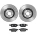 Brembo Brembo Disc Brake Pad and Rotor Kits KT04014 Autofit