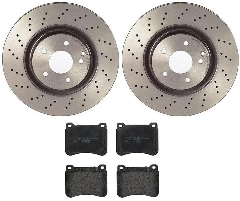 Brembo Brembo Disc Brake Pad and Rotor Kits KT04072 Autofit