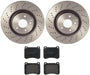 Brembo Brembo Disc Brake Pad and Rotor Kits KT04072 Autofit