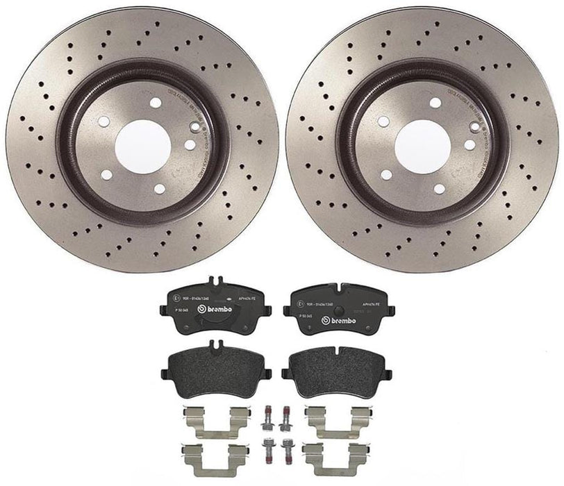 Brembo Brembo Disc Brake Pad and Rotor Kits KT04073 Autofit