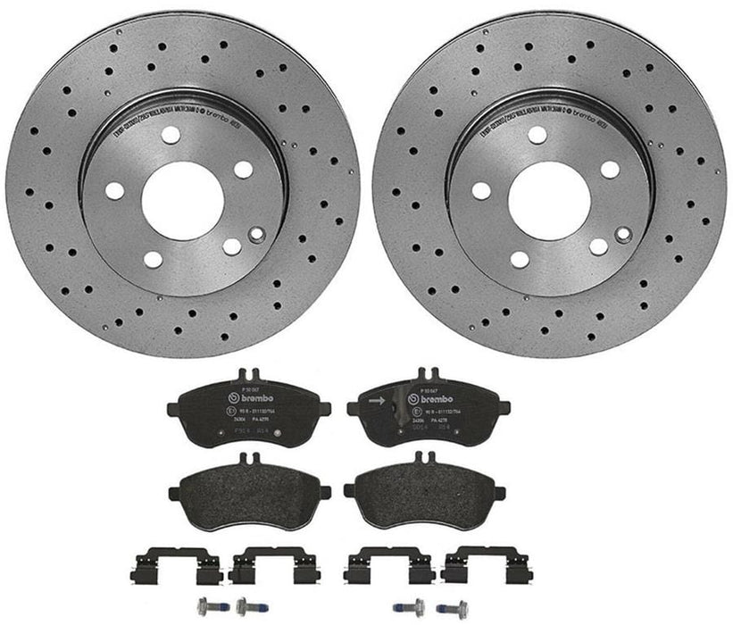 Brembo Brembo Disc Brake Pad and Rotor Kits KT04076 Autofit