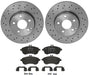 Brembo Brembo Disc Brake Pad and Rotor Kits KT04076 Autofit