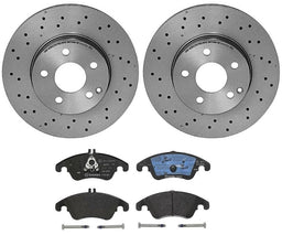 Brembo Brembo Disc Brake Pad and Rotor Kits KT04077 Autofit