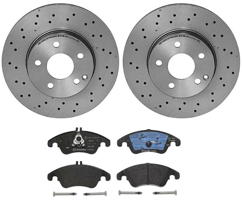 Brembo Brembo Disc Brake Pad and Rotor Kits KT04077 Autofit