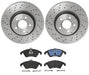 Brembo Brembo Disc Brake Pad and Rotor Kits KT04079 Autofit