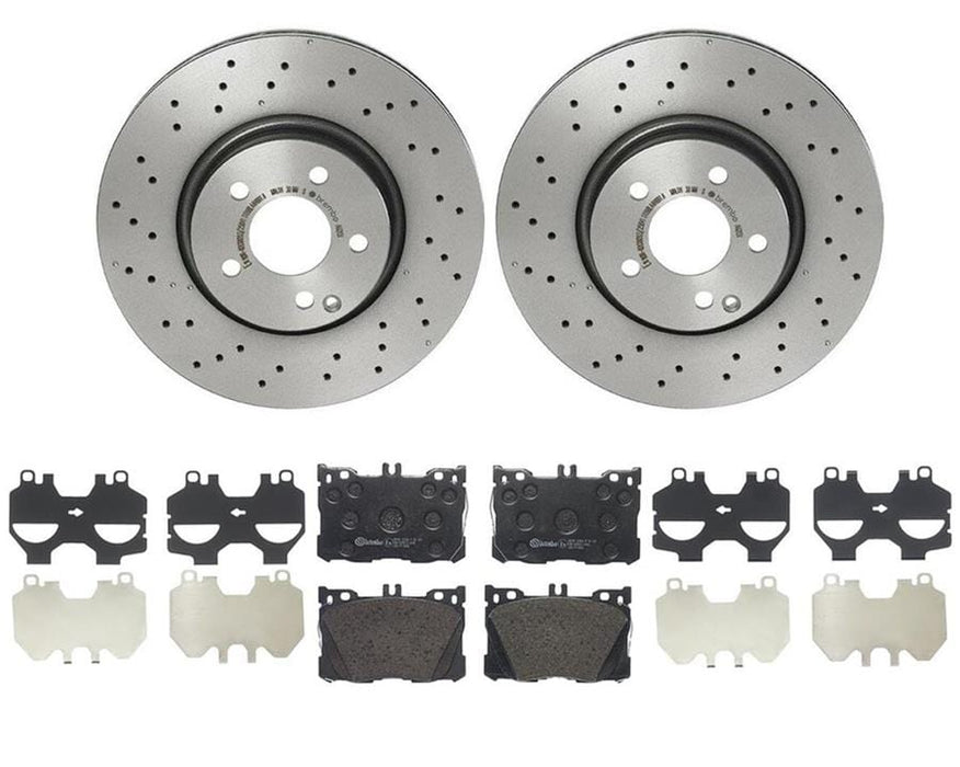 Brembo Brembo Disc Brake Pad and Rotor Kits KT04080 Autofit