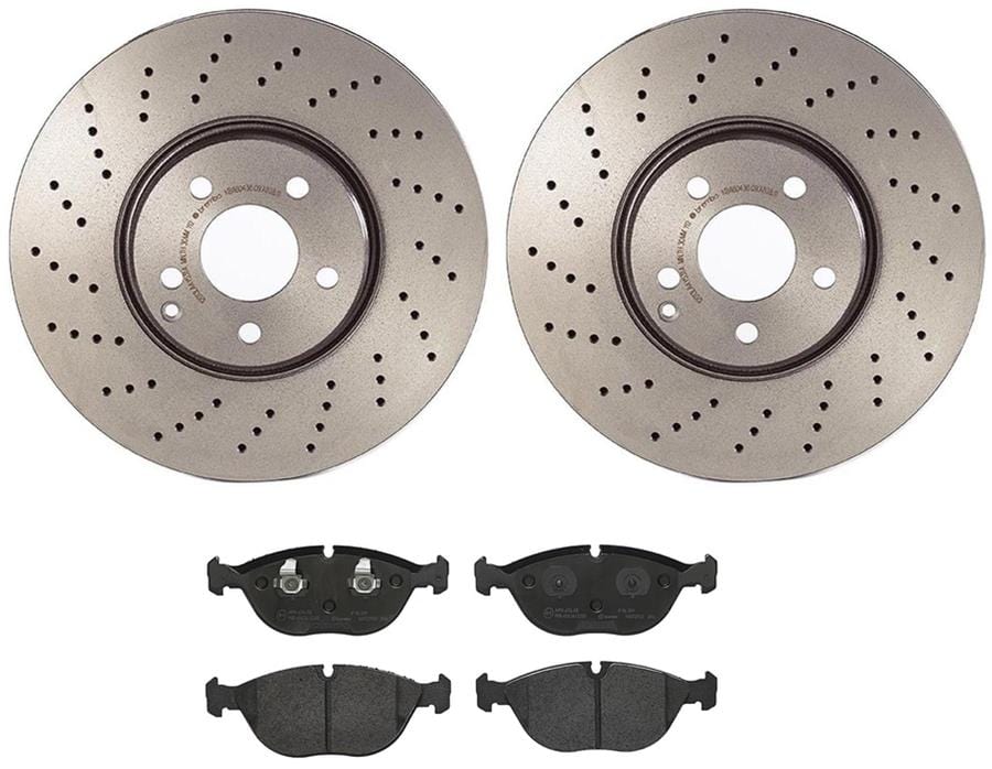 Brembo Brembo Disc Brake Pad and Rotor Kits KT04086 Autofit