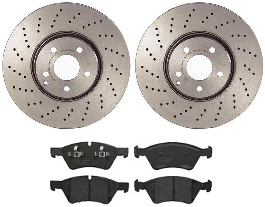 Brembo Brembo Disc Brake Pad and Rotor Kits KT04087 Autofit