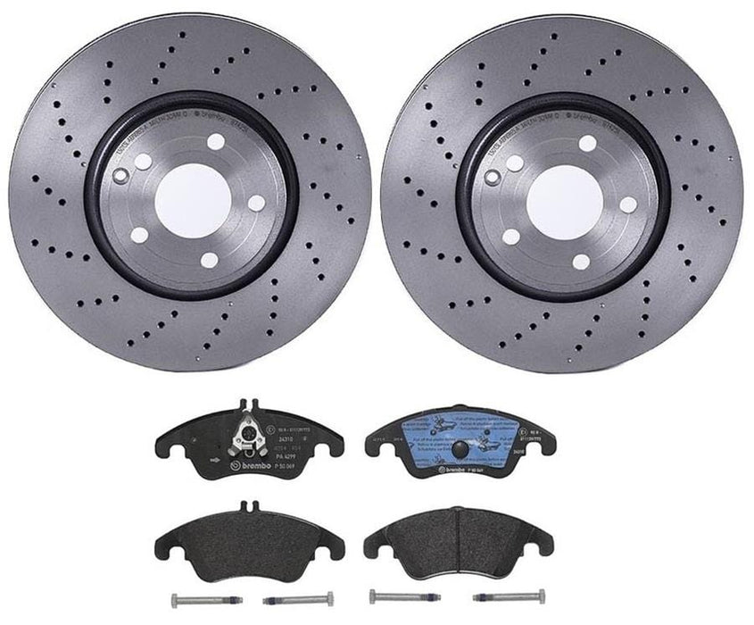 Brembo Brembo Disc Brake Pad and Rotor Kits KT04098 Autofit