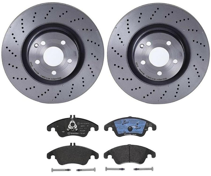 Brembo Brembo Disc Brake Pad and Rotor Kits KT04099 Autofit
