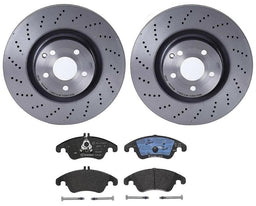 Brembo Brembo Disc Brake Pad and Rotor Kits KT04100 Autofit