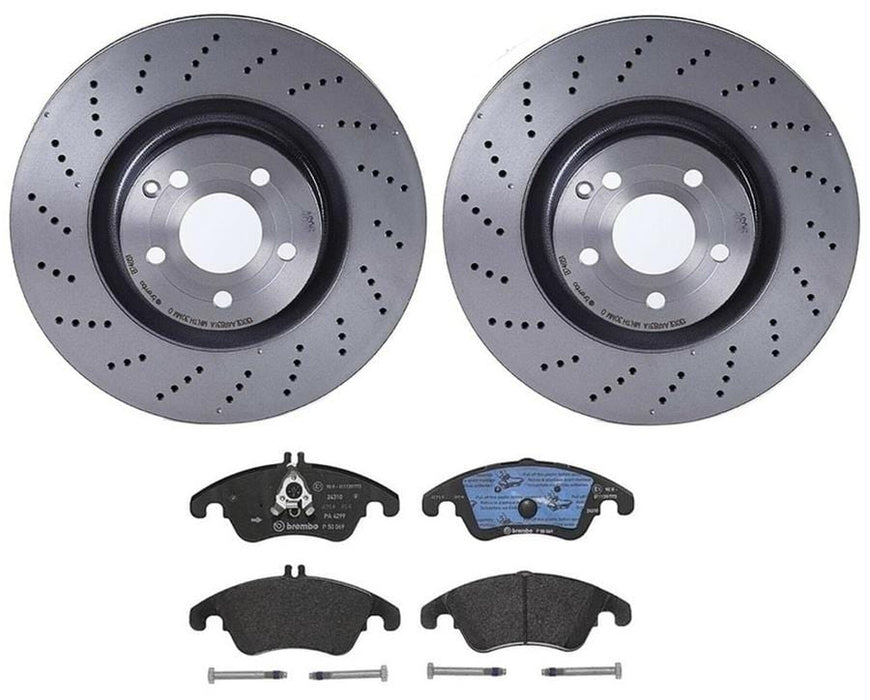 Brembo Brembo Disc Brake Pad and Rotor Kits KT04100 Autofit