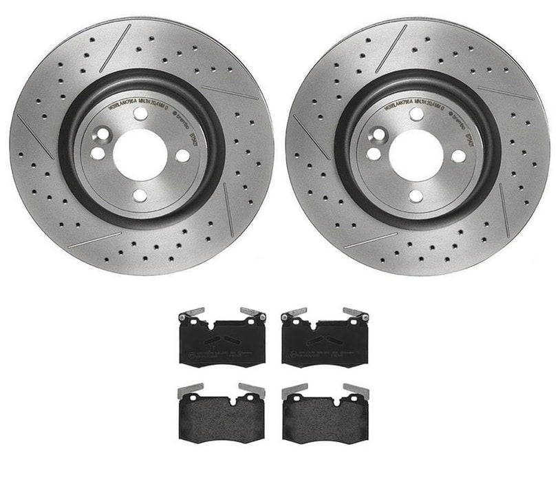 Brembo Brembo Disc Brake Pad and Rotor Kits KT04102 Autofit