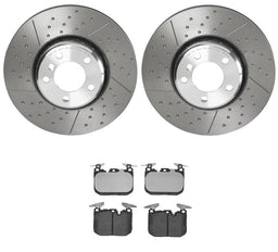 Brembo Brembo Disc Brake Pad and Rotor Kits KT04114 Autofit