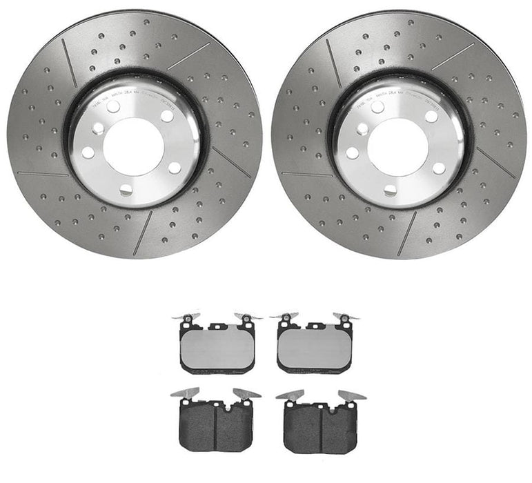 Brembo Brembo Disc Brake Pad and Rotor Kits KT04114 Autofit