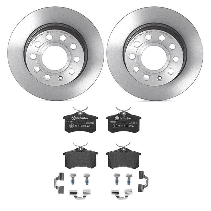 Brembo Brembo Disc Brake Pad and Rotor Kits KT04132 Autofit