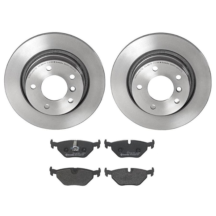 Brembo Brembo Disc Brake Pad and Rotor Kits KT04156 Autofit