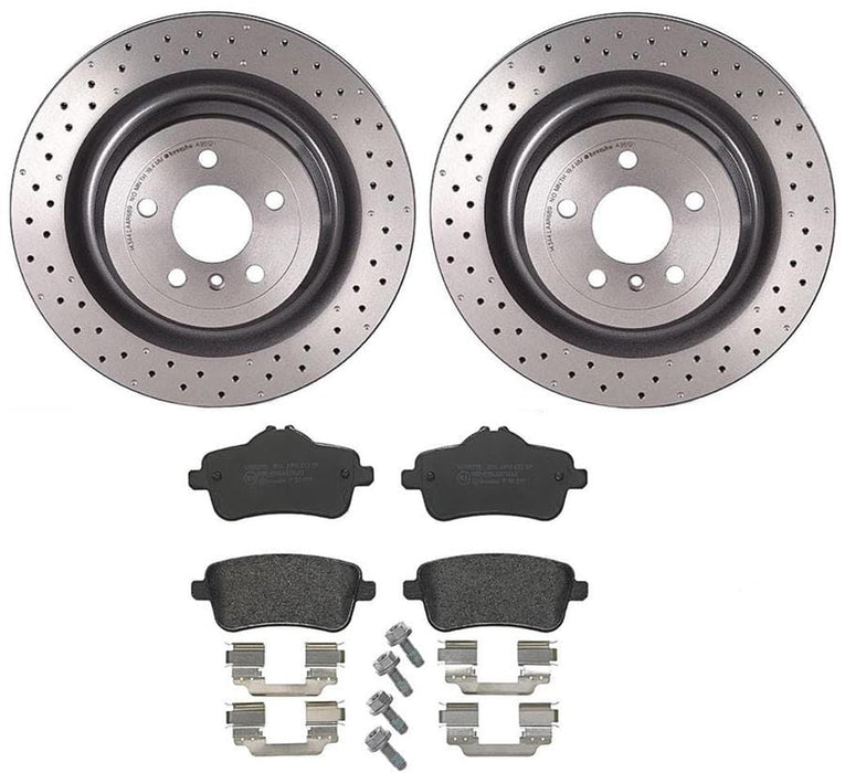 Brembo Brembo Disc Brake Pad and Rotor Kits KT04171 Autofit
