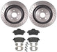 Brembo Brembo Disc Brake Pad and Rotor Kits KT04171 Autofit