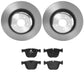 Brembo Brembo Disc Brake Pad and Rotor Kits KT04183 Autofit