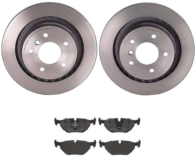 Brembo Brembo Disc Brake Pad and Rotor Kits KT04187 Autofit