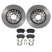 Brembo Brembo Disc Brake Pad and Rotor Kits KT04194 Autofit