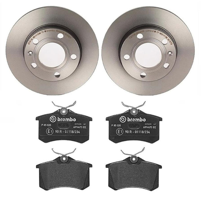 Brembo Brembo Disc Brake Pad and Rotor Kits KT04200 Autofit