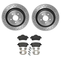 Brembo Brembo Disc Brake Pad and Rotor Kits KT04202 Autofit