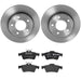 Brembo Brembo Disc Brake Pad and Rotor Kits KT04206 Autofit