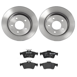 Brembo Brembo Disc Brake Pad and Rotor Kits KT04207 Autofit