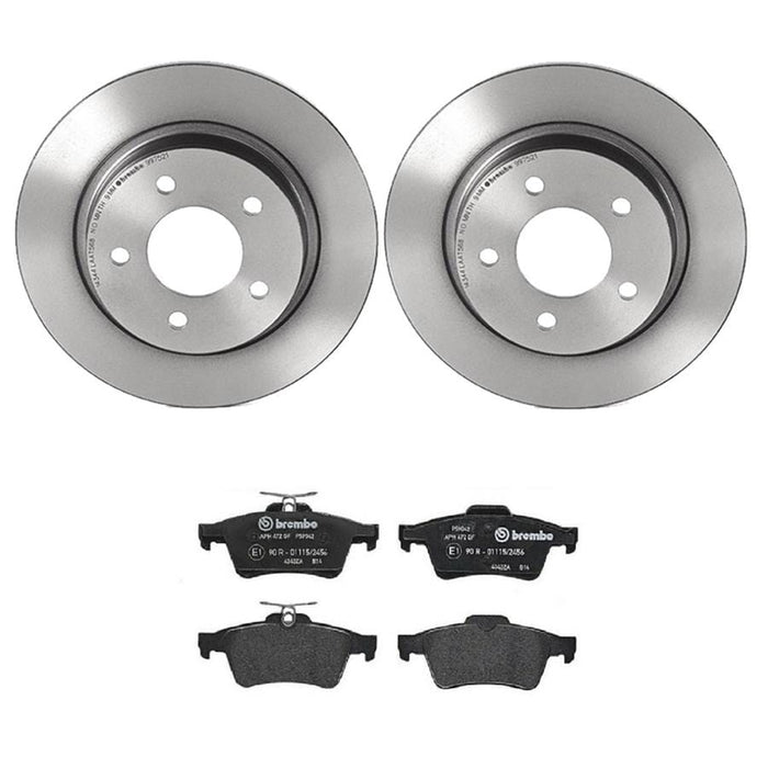 Brembo Brembo Disc Brake Pad and Rotor Kits KT04207 Autofit