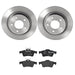 Brembo Brembo Disc Brake Pad and Rotor Kits KT04207 Autofit