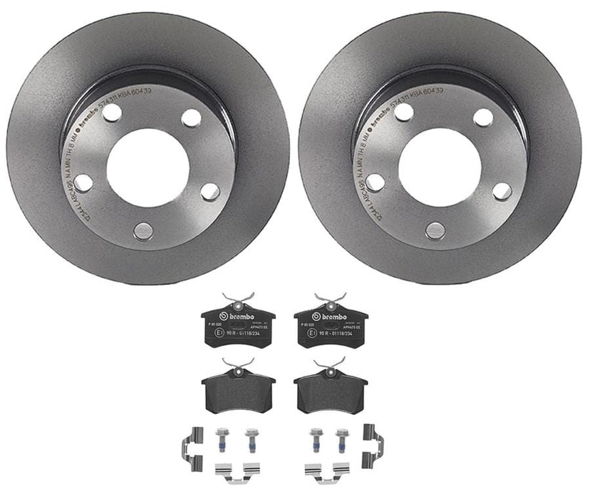 Brembo Brembo Disc Brake Pad and Rotor Kits KT04245 Autofit
