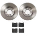 Brembo Brembo Disc Brake Pad and Rotor Kits KT04247 Autofit
