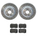 Brembo Brembo Disc Brake Pad and Rotor Kits KT04254 Autofit