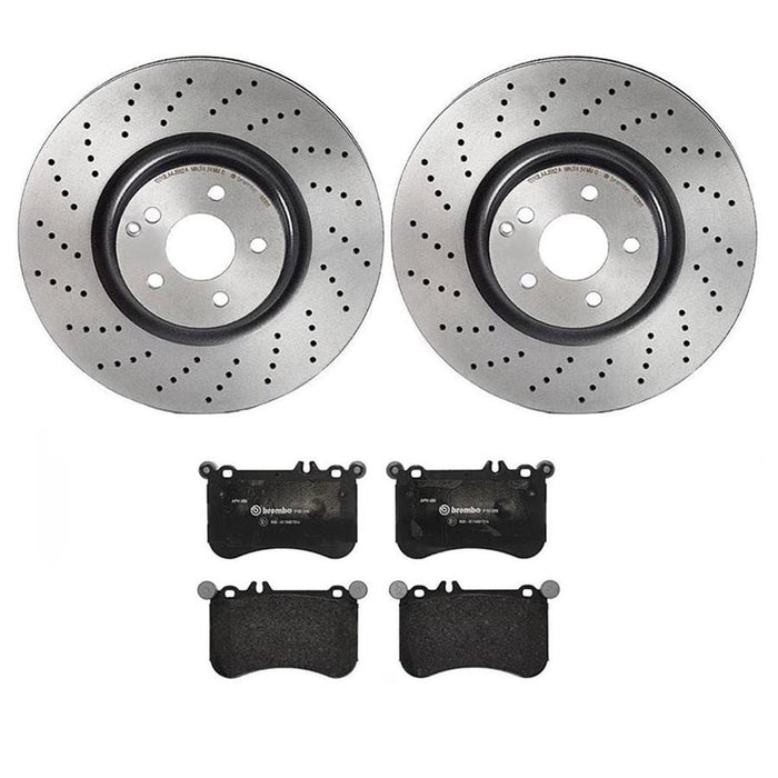 Brembo Brembo Disc Brake Pad and Rotor Kits KT04256 Autofit