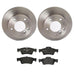 Brembo Brembo Disc Brake Pad and Rotor Kits KT04267 Autofit