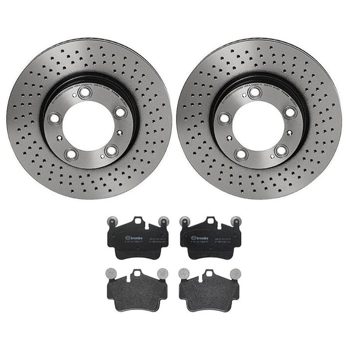 Brembo Brembo Disc Brake Pad and Rotor Kits KT04282 Autofit