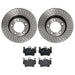 Brembo Brembo Disc Brake Pad and Rotor Kits KT04282 Autofit