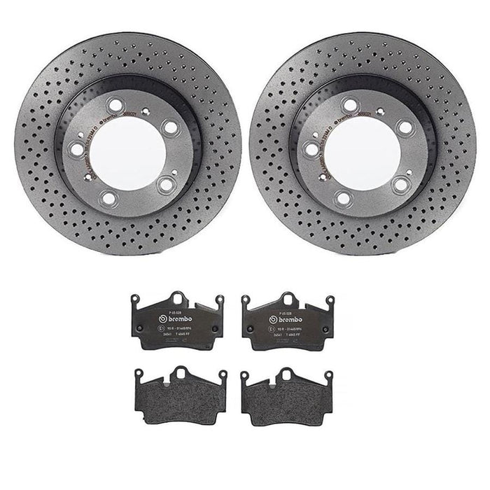 Brembo Brembo Disc Brake Pad and Rotor Kits KT04285 Autofit