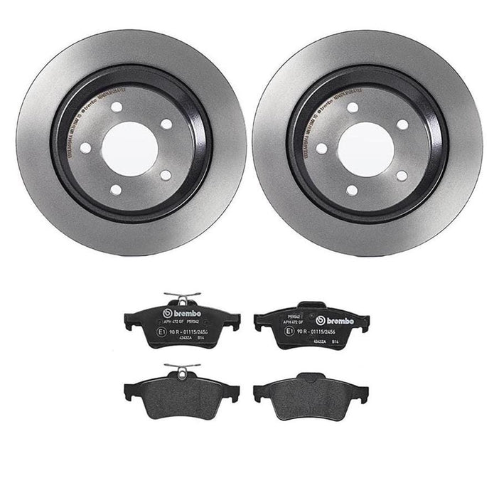 Brembo Brembo Disc Brake Pad and Rotor Kits KT04287 Autofit