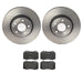 Brembo Brembo Disc Brake Pad and Rotor Kits KT04296 Autofit