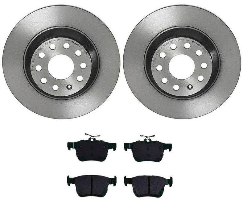 Brembo Brembo Disc Brake Pad and Rotor Kits KT04307 Autofit