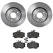 Brembo Brembo Disc Brake Pad and Rotor Kits KT04322 Autofit