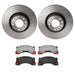 Brembo Brembo Disc Brake Pad and Rotor Kits KT04336 Autofit