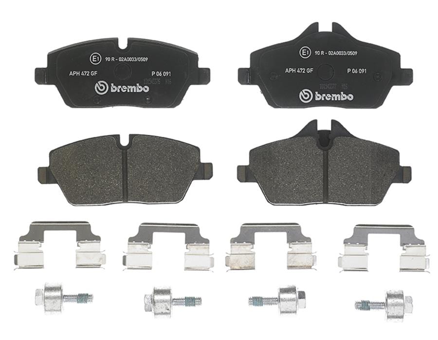 Brembo Brembo Disc Brake Pad and Rotor Kits KT04352 Autofit
