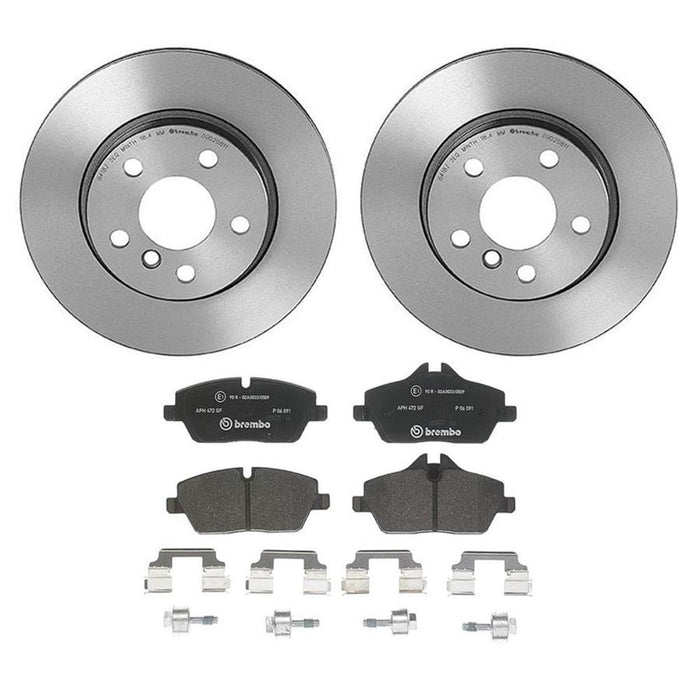 Brembo Brembo Disc Brake Pad and Rotor Kits KT04352 Autofit