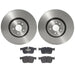 Brembo Brembo Disc Brake Pad and Rotor Kits KT04358 Autofit