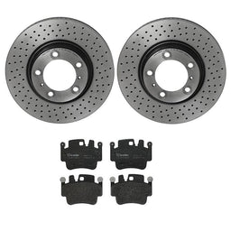 Brembo Brembo Disc Brake Pad and Rotor Kits KT04377 Autofit