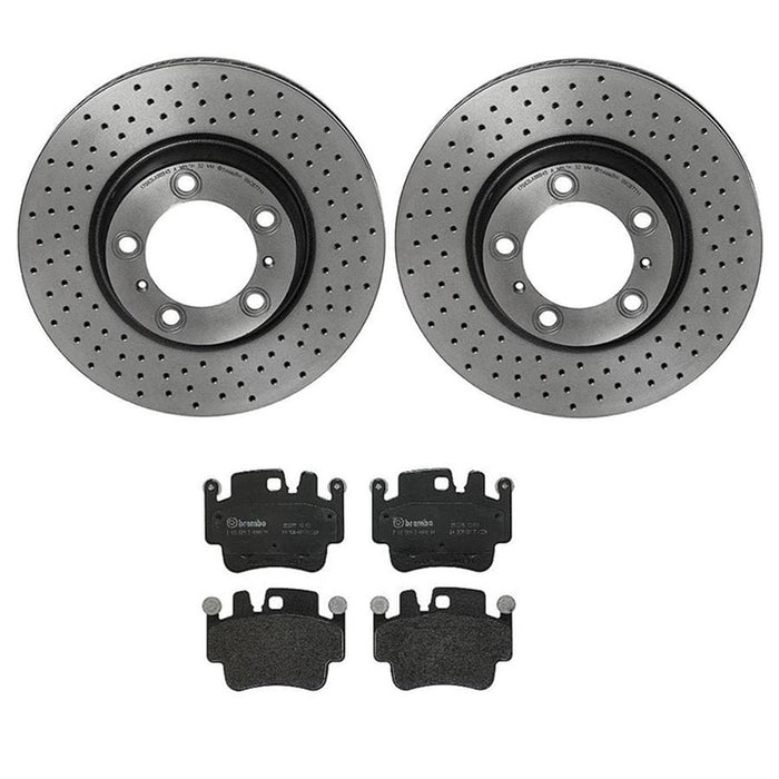 Brembo Brembo Disc Brake Pad and Rotor Kits KT04377 Autofit